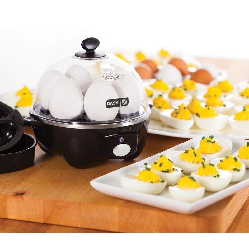 Dash Rapid Egg Cooker - Black with Free Dash Waffle Maker - Aqua (Bundle), , large image number 2
