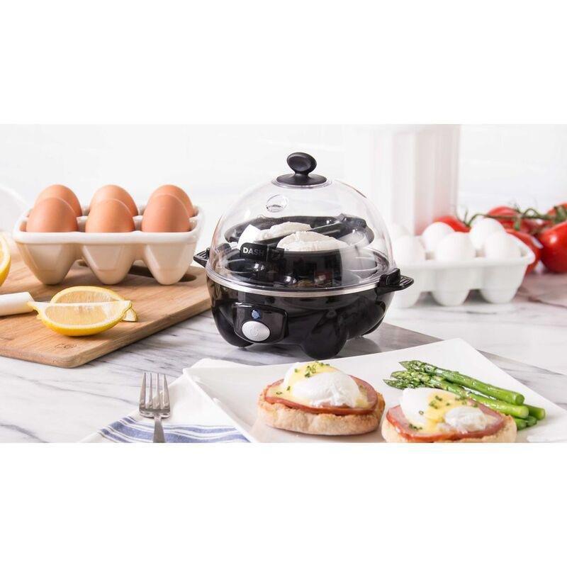 Dash Rapid Egg Cooker - Black with Free Dash Waffle Maker - Aqua (Bundle), , large image number 3