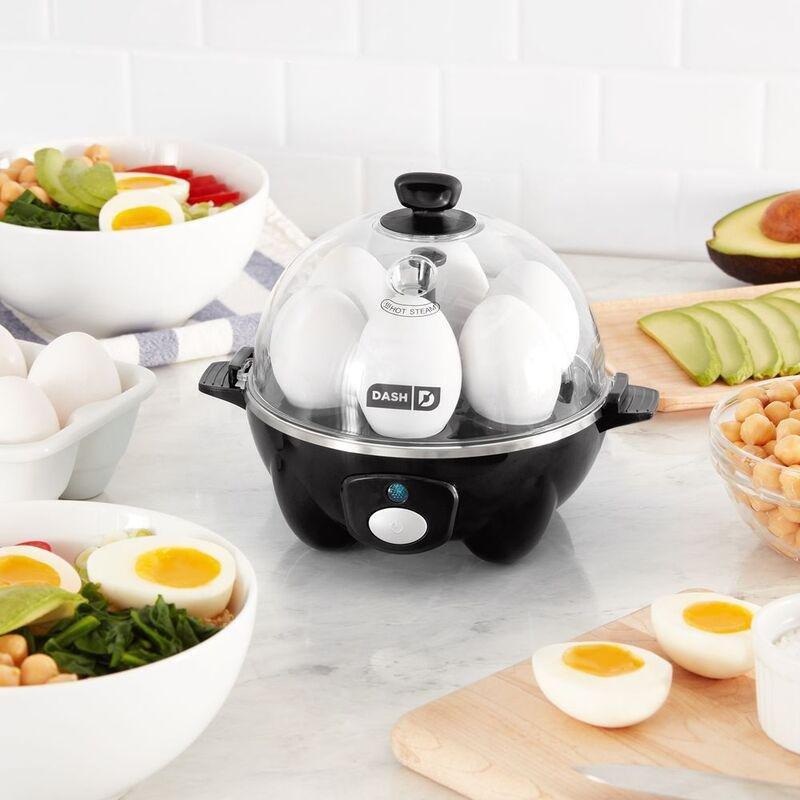 Dash Rapid Egg Cooker - Black with Free Dash Waffle Maker - Aqua (Bundle), , large image number 4