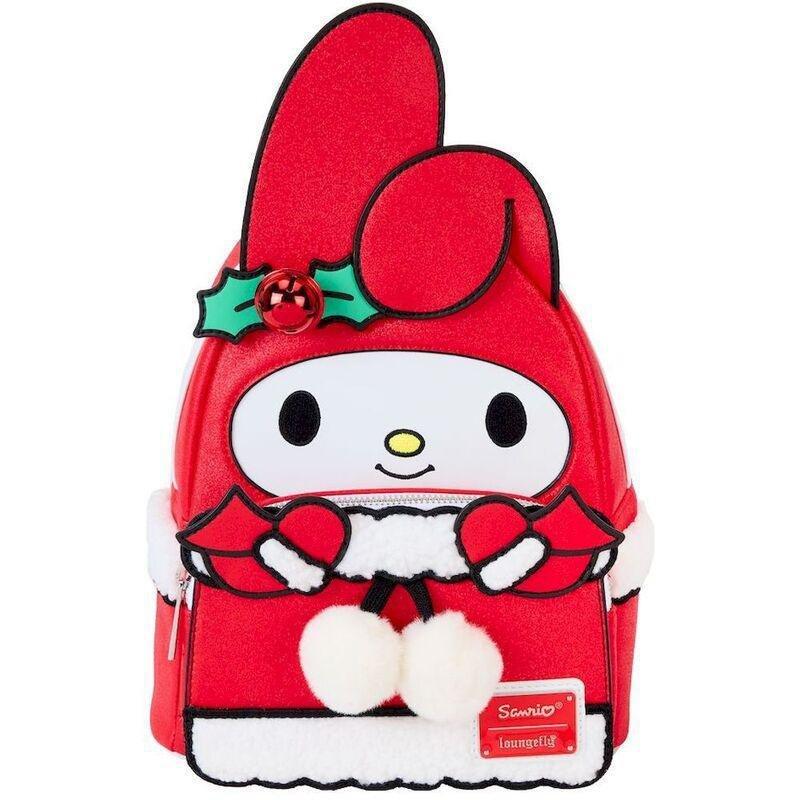 Loungefly Leather Sanrio My Melody Winter Mini Backpack, , large image number 0