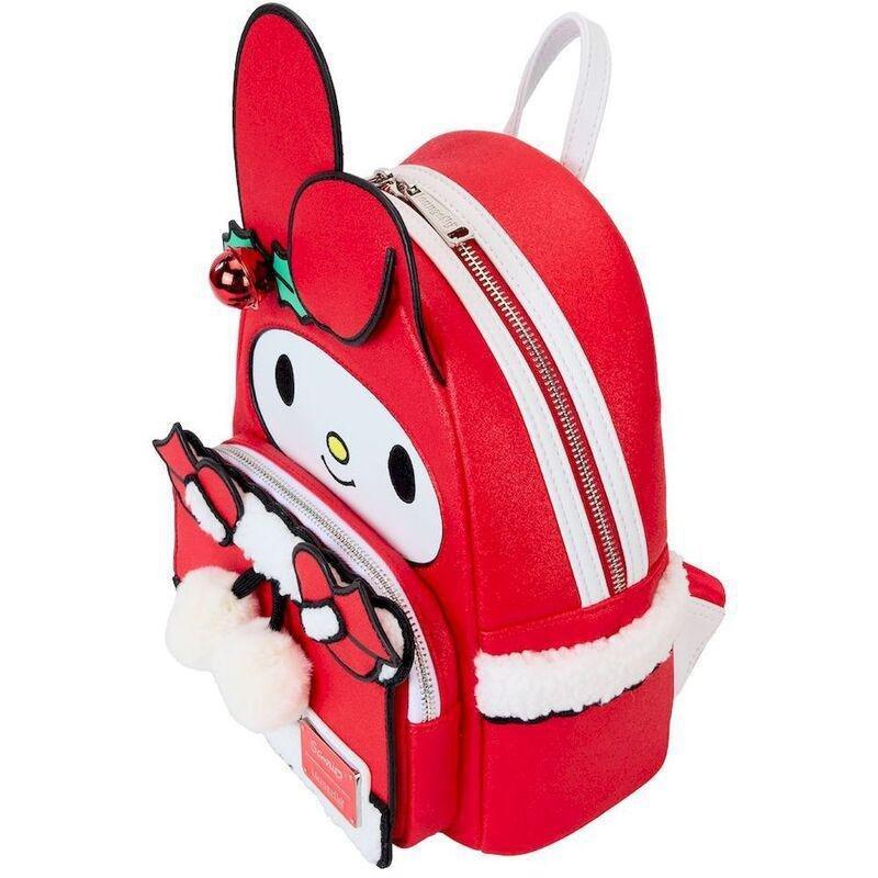 Loungefly Leather Sanrio My Melody Winter Mini Backpack, , large image number 1
