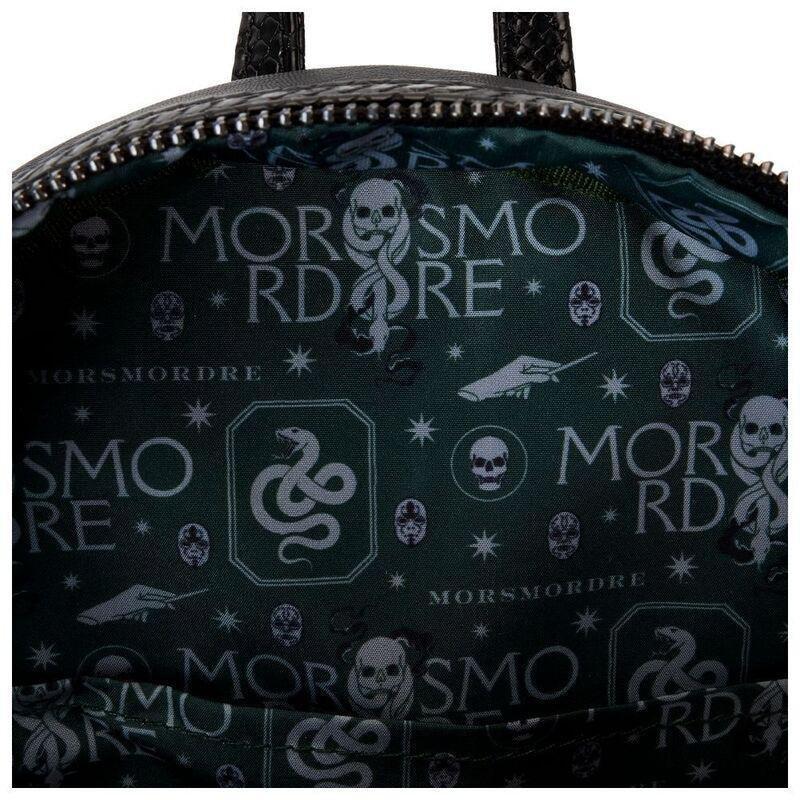 Loungefly Leather Harry Potter Death Eater Cosplay Mini Backpack, , large image number 3