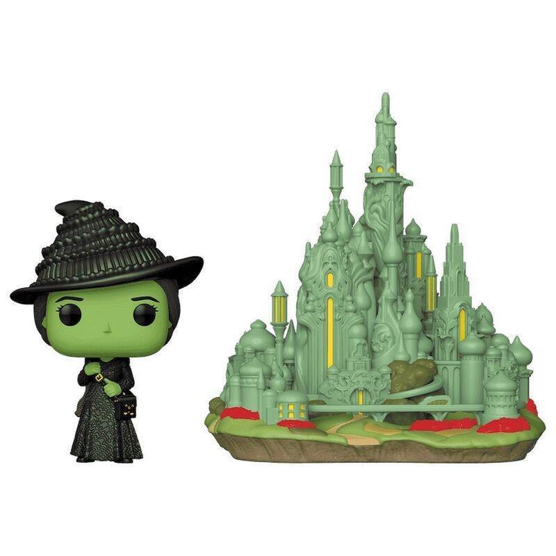 Funko Pop! Town Movies Wicked Elphaba with Emerald City Vinyl Figure, , large image number 0