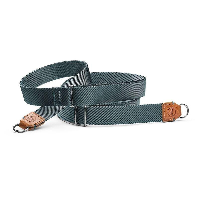 Leica Carrying Strap Fabric Leather Cognac ? Petrol, , large image number 0