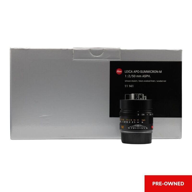 Leica Apo-Summicron-M 50mm F/2 Asph Lens - Black Anodized Finish 100219 (Pre-owned), , medium
