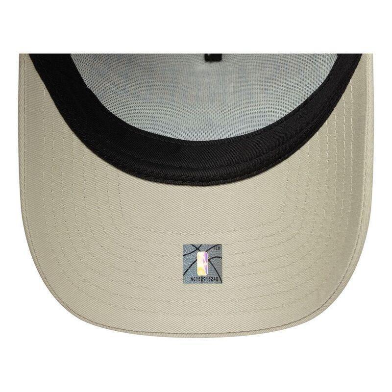 New Era Script Logo 9Forty Trucker Los Angeles Lakers Light Beige Cap (One Size), , large image number 3