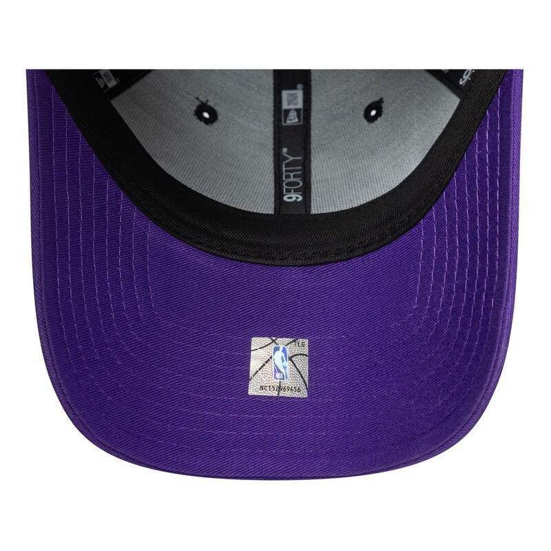 New Era Side Patch 9Forty Los Angeles Lakers Black Cap (One Size), , large image number 3
