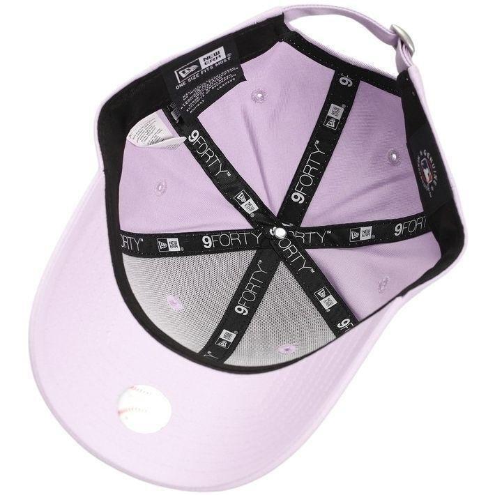 New Era Womens League Essential 9Forty New York Yankees Cap - Purple Pastel, , medium
