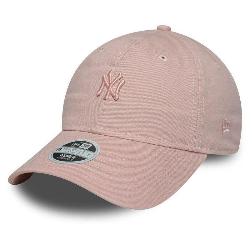 New Era Womens League Essential 9Twenty New York Yankees Pastel Pink Cap (One Size), , medium