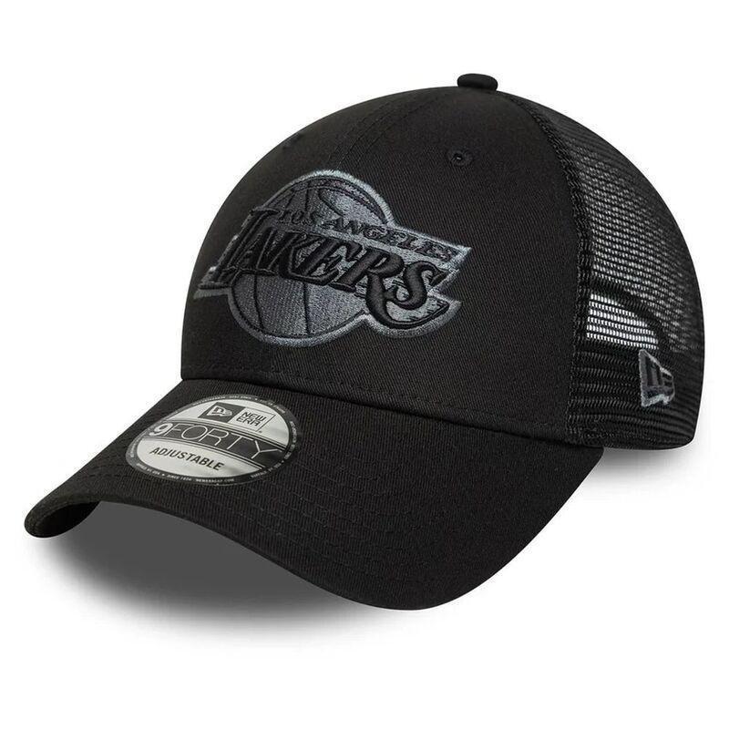 New Era Nba 9Forty Trucker Los Angeles Lakers Black Cap (One Size), , medium