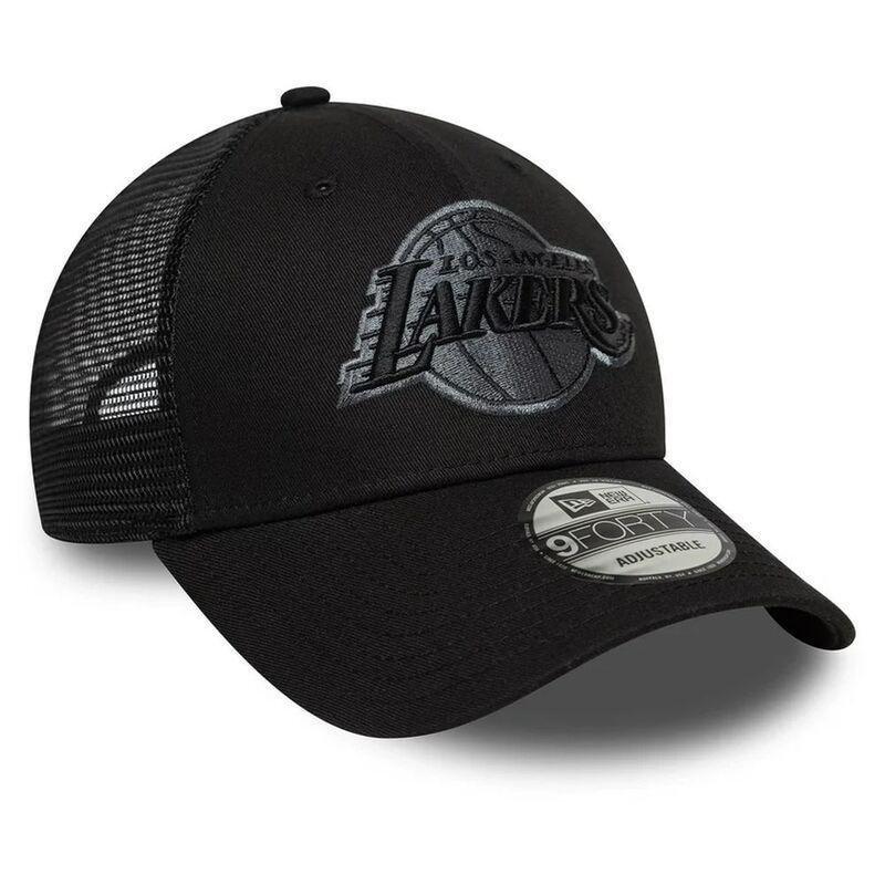New Era Nba 9Forty Trucker Los Angeles Lakers Black Cap (One Size), , large image number 2