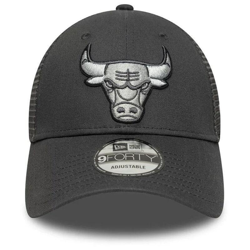 New Era Nba 9Forty Trucker Chicago Bulls Dark Grey Cap (One Size), , large image number 1