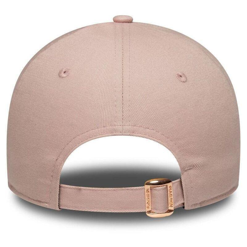 New Era Womens Metallic Logo 9Forty New York Yankees Pastel Pink Cap (One Size), , large image number 3