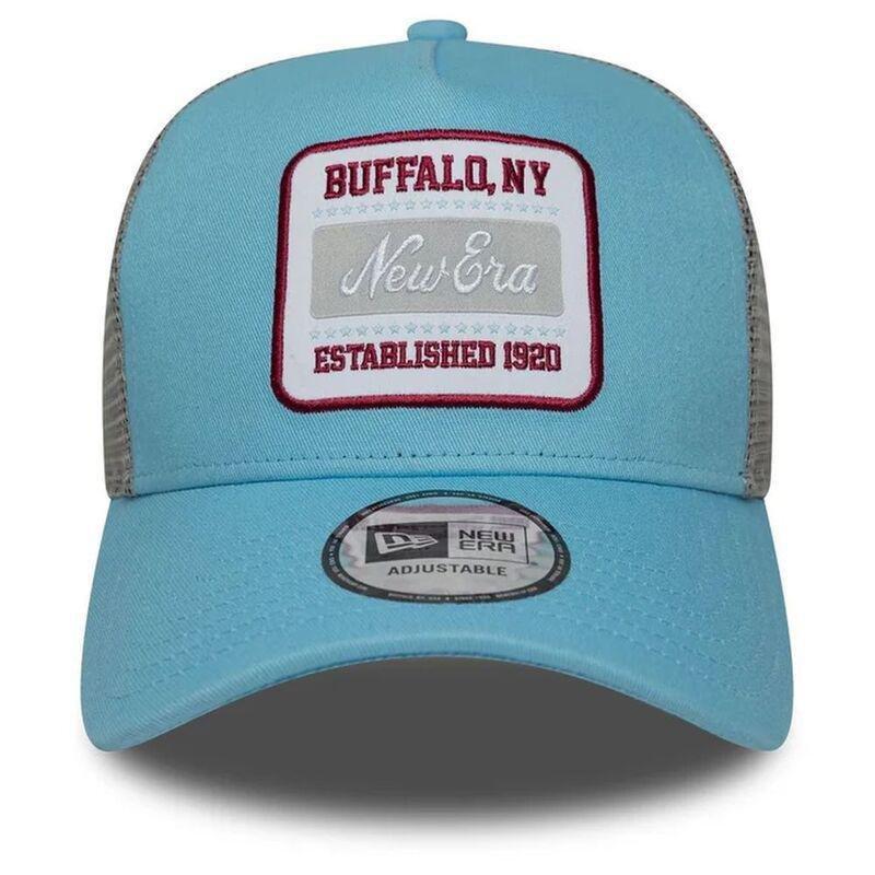 New Era Patch Logo Trucker Pastel Blue Cap (One Size), , large image number 1