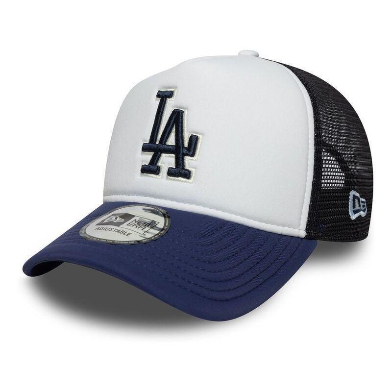 New Era MLB League 9Forty Trucker Los Angeles Dodgers Navy Cap (One Size), , medium