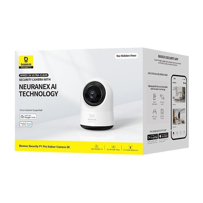 Baseus Security P1 Pro Indoor Camera 3K - White, , large image number 1