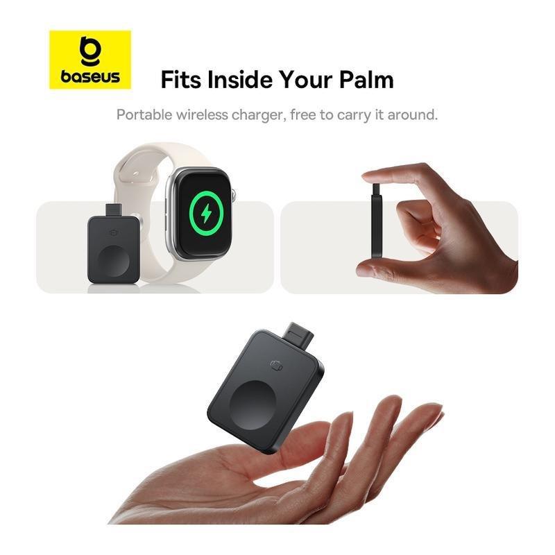 Baseus MagPro Magnetic Wireless Charger for E-Watch 2.5W - Cosmic Black, , large image number 2