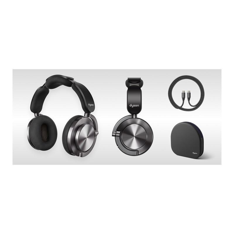 Dyson OnTrac Wireless Over-Ear Active Noise Cancelling Headphones - CNC Black Nickel, , large image number 2