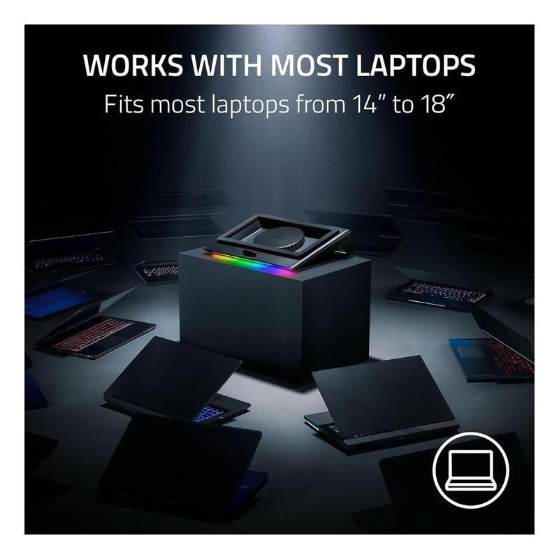 Razer Laptop Cooling Pad - Smart Cooling Stand for 14&#8221; to 18&#8221; Laptops, , large image number 1
