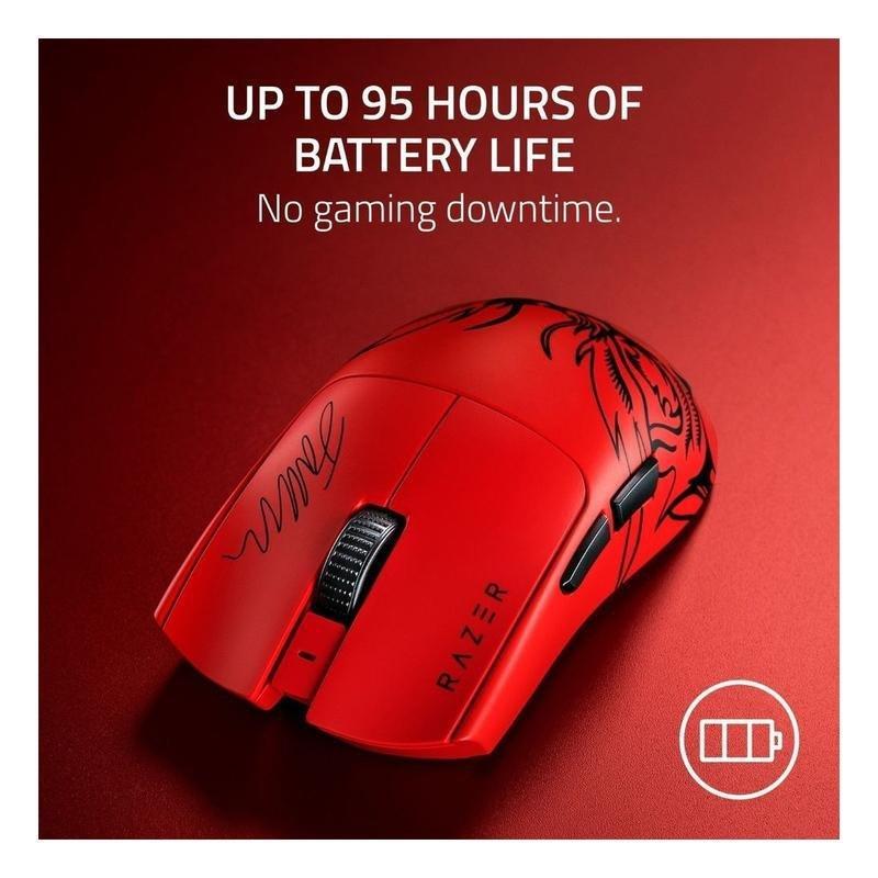 Razer Viper V3 Pro Faker Edition Ultra-Lightweight Wireless Symmetrical E-Sports Gaming Mouse - Red, , large image number 4