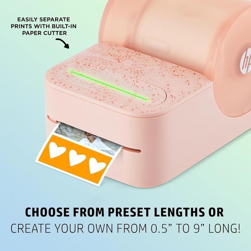 HP Sprocket Panorama 500 Instant Portable Color Label & Photo Printer - Pink, , large image number 2