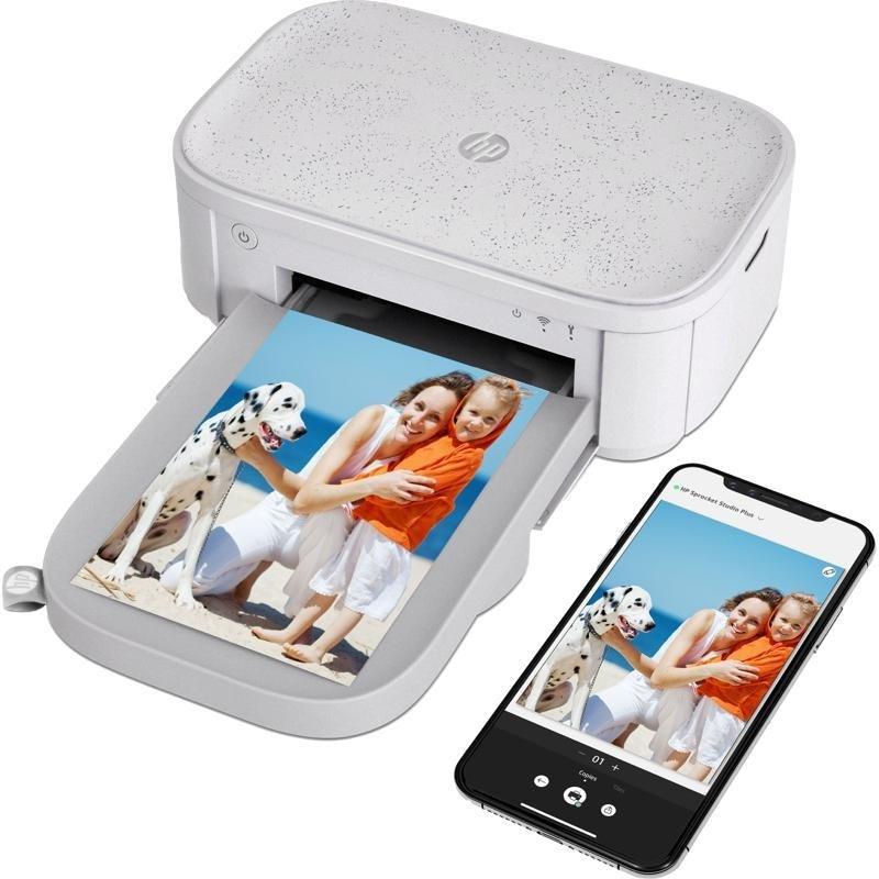 HP Sprocket Studio Plus Photo Printer - Prints 4x6 Photos, , large image number 1