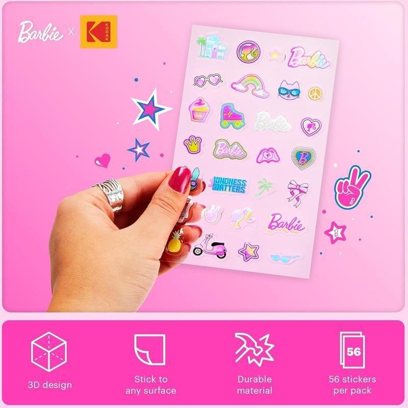 Kodak x Barbie Colorful & Decorative Barbie-Themed Sticker Sets for Barbie Photo, , large image number 1