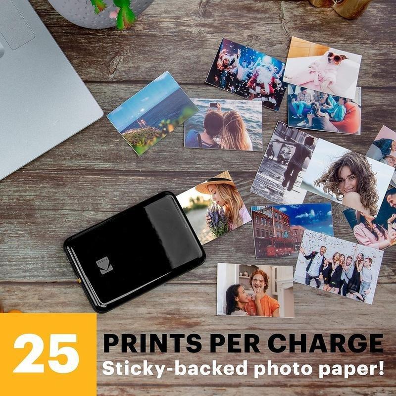 Kodak Step Mobile Instant Photo Printer 2x3 - Black, , large image number 1