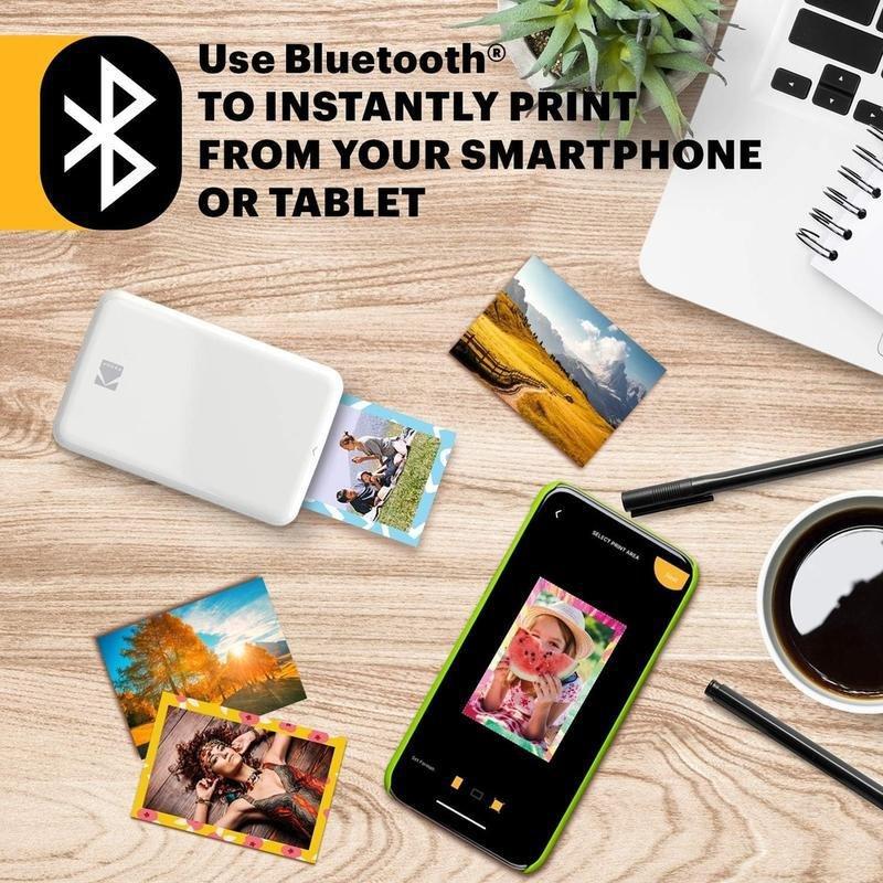 Kodak Step Mobile Instant Photo Printer 2x3 - White, , large image number 1