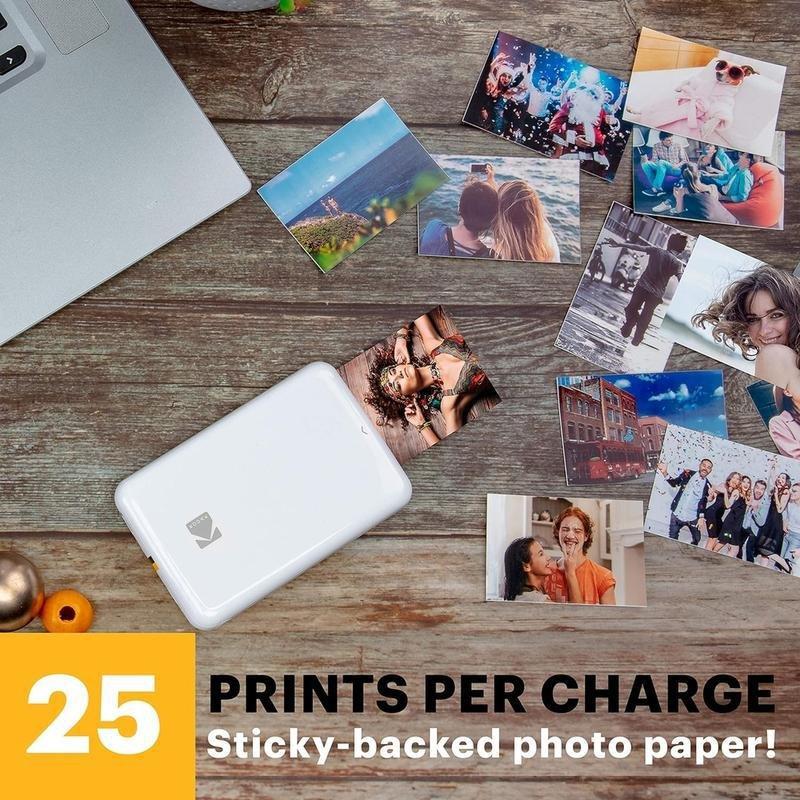 Kodak Step Mobile Instant Photo Printer 2x3 - White, , large image number 2