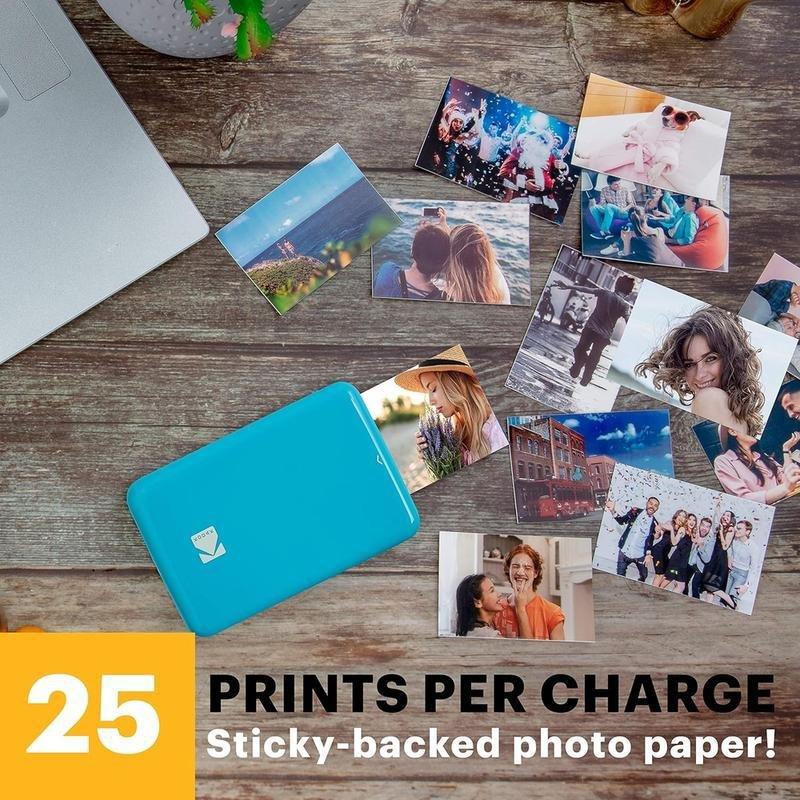 Kodak Step Mobile Instant Photo Printer 2x3 - Blue, , large image number 3