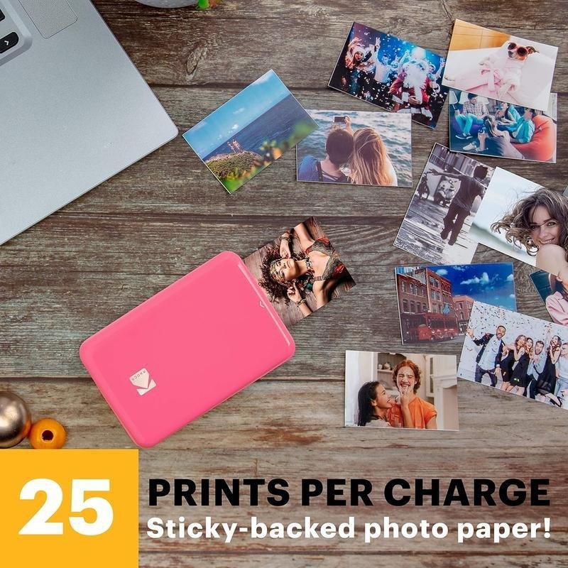 Kodak Step Mobile Instant Photo Printer 2x3 - Pink, , large image number 2