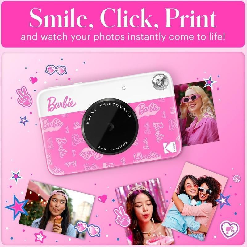 Kodak x Barbie Printomatic 2x3 Instant Print Camera 5MP Portable Instant Camera - Signature Style, , large image number 4