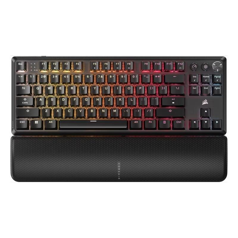 Corsair K70 PRO TKL High-Performance Hall Effect Programmable Gaming Keyboard with Rapid Trigger - Black, , large image number 0