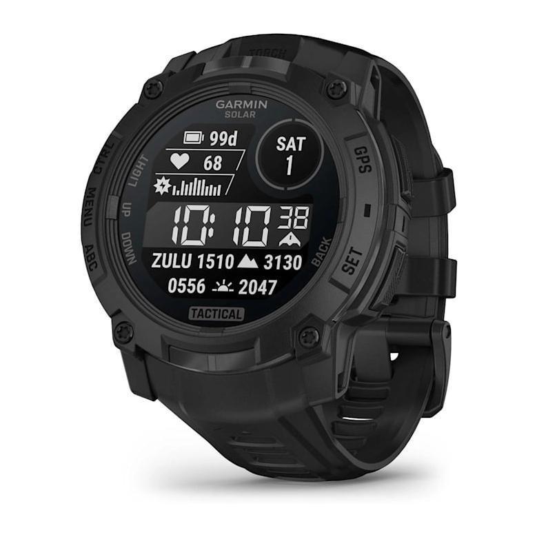 Garmin Instinct 3 Solar 50mm Tactical Edition - Black With Black Silicone Band, , medium
