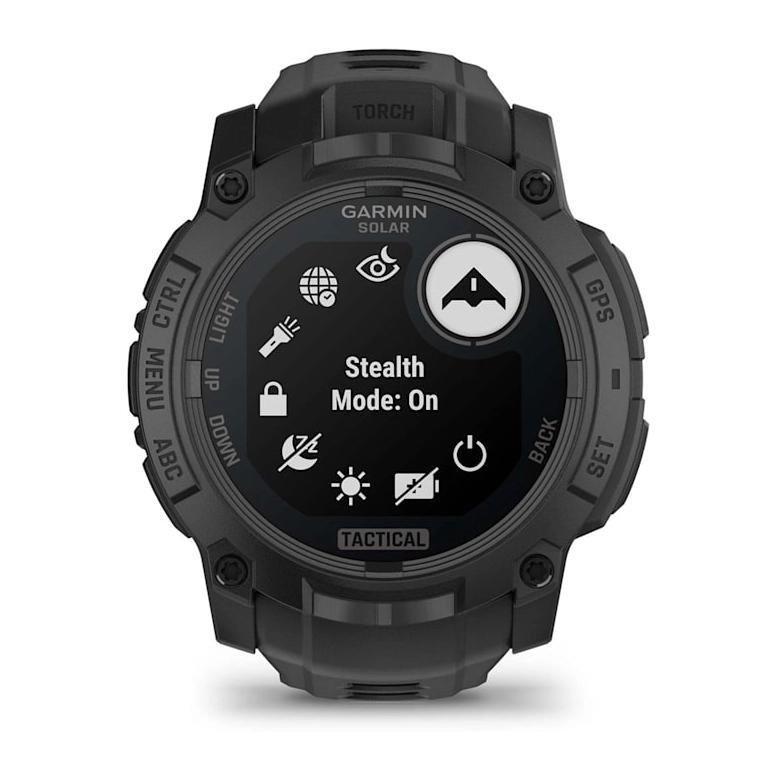 Garmin Instinct 3 Solar 50mm Tactical Edition - Black With Black Silicone Band, , large image number 2