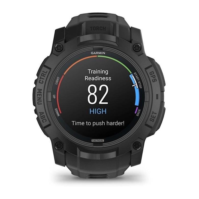 Garmin Instinct 3 Amoled 50mm Tactical Edition - Black With Black Silicone Band, , large image number 4