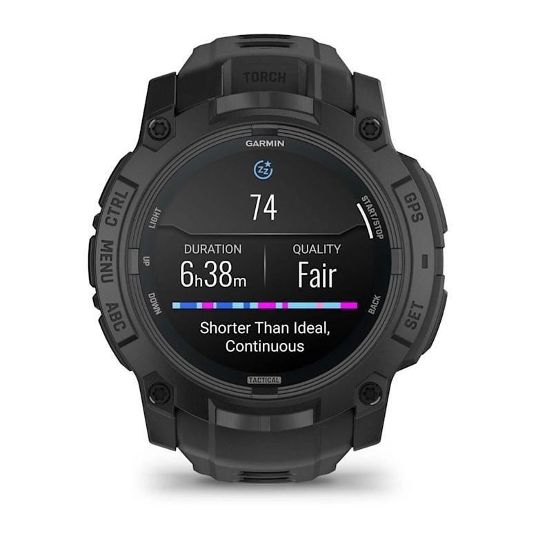 Garmin Instinct 3 Amoled 50mm Tactical Edition - Black With Black Silicone Band, , large image number 5