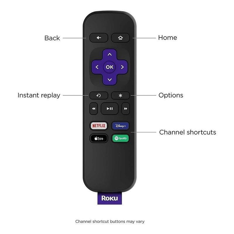 Roku Express HD Brillant 4K Picture & Vivid HDR Colour Streaming Media Player, , large image number 2