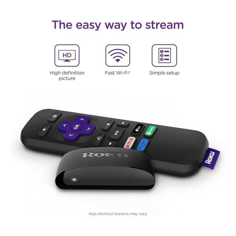 Roku Express Streaming Media Player - Black, , large image number 1
