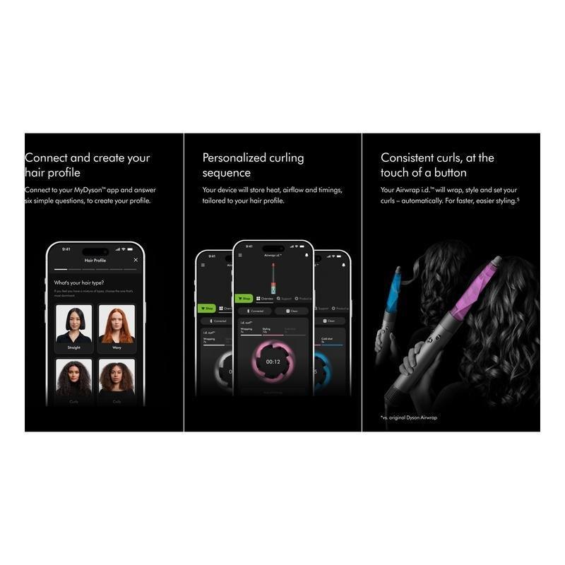 Dyson Airwrap i.d. Multi-Styler And Dryer Straight+Wavy - Vinca Blue/Topaz, , large image number 2