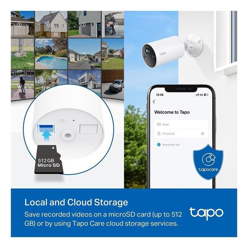 TP-Link TAPO TC82 Smart Wire-Free Indoor/Outdoor Security Camera, , large image number 3