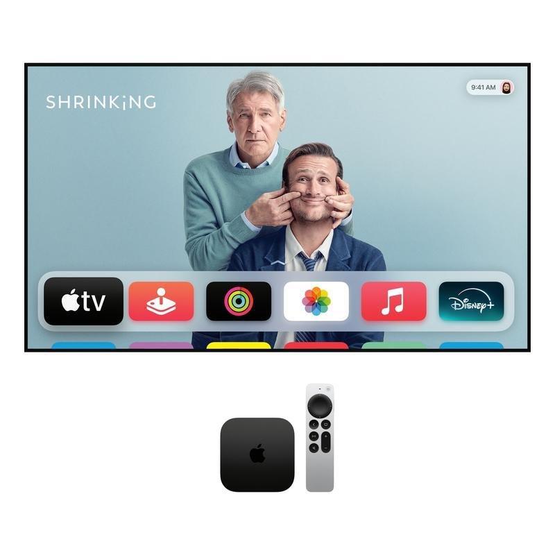 Apple TV 4K Wi‑Fi + Ethernet - 128GB (3rd Gen), , large image number 2