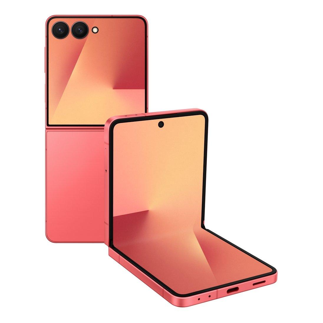 Samsung Galaxy Z Flip7 Smartphone 5G/12GB/256GB/SIM 1 + eSIM/Dual eSIM - Coral Red, , large image number 0