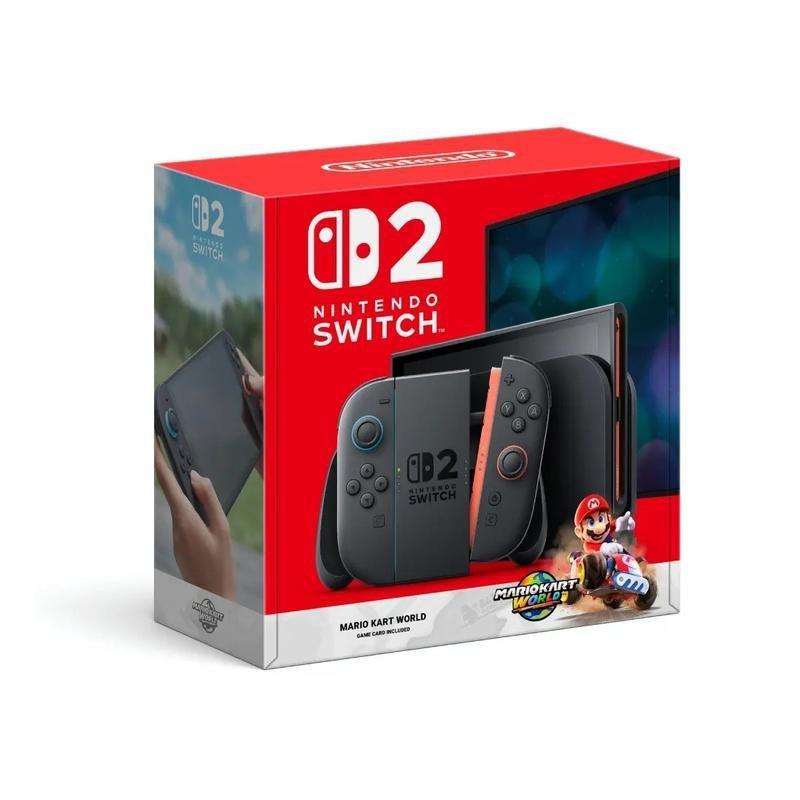 Nintendo Switch 2 Black Joy-Con Console + Mario Kart World physical game (Bundle), , medium