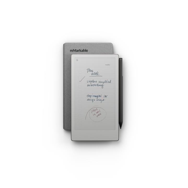 reMarkable Book Folio Polymer Weave - Gray for reMarkable Paper Pro Move, , large image number 2