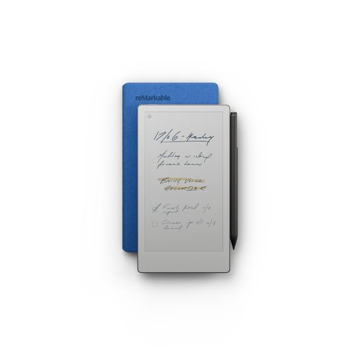 reMarkable Book Folio Mosaic Weave - Cobalt for reMarkable Paper Pro Move, , large image number 2