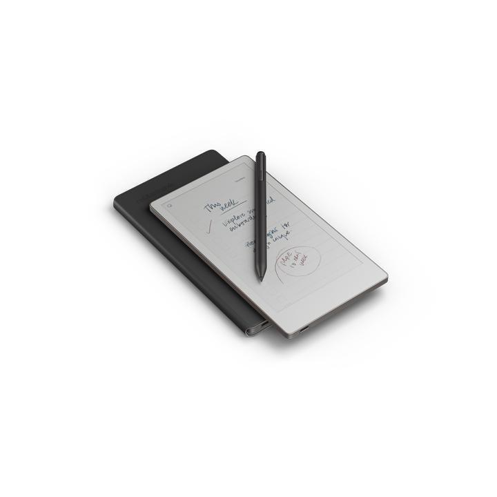reMarkable Paper Pro Move with Marker Plus and Book Folio Premium leather - Black, , large image number 0