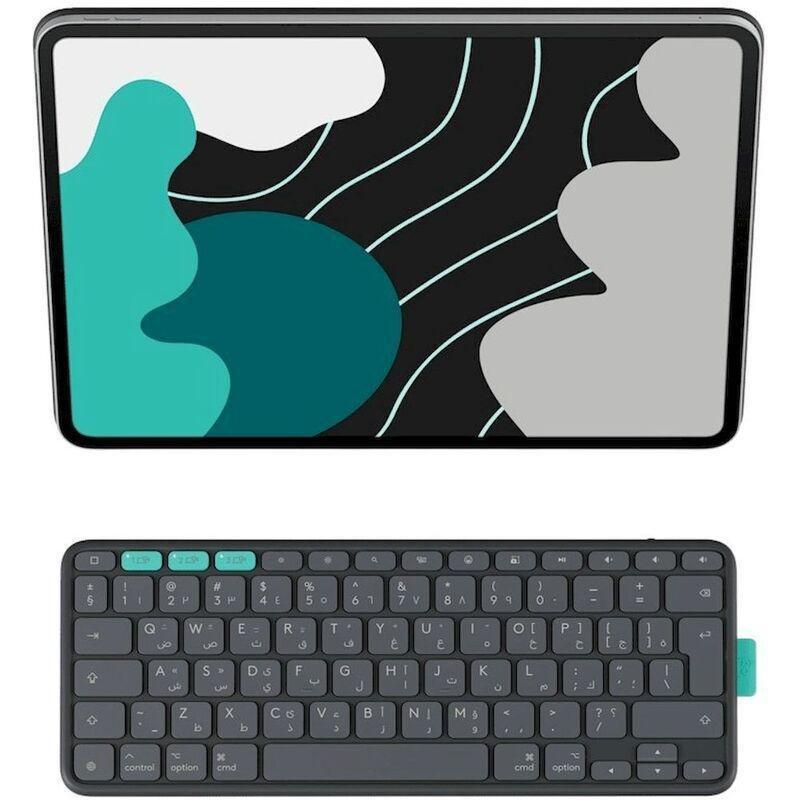 Logitech Flip Folio Keyboard Cover For iPad Pro 13-Inch (M4) iPad Air 13-Inch (M2 & M3) - Graphite (English/Arabic), , large image number 0