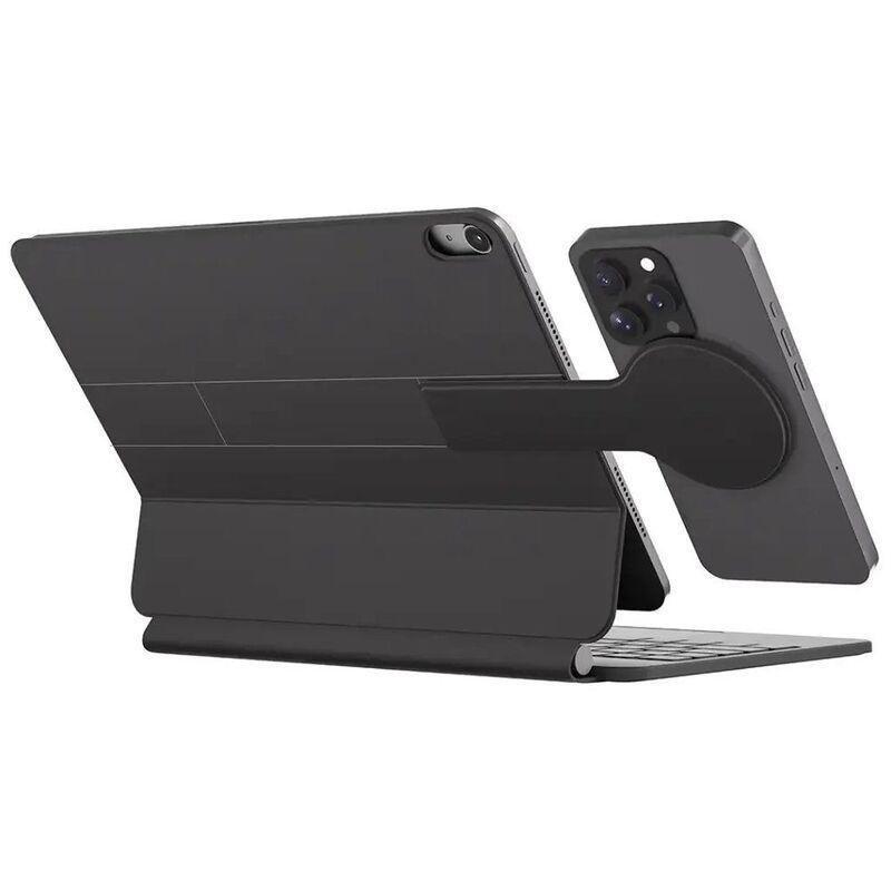 Powerology Dynaboard Wireless Keyboard Case With Magsafe Phone Holder (iPad Pro 13 M4) - Black, , medium